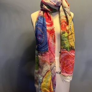 Beautiful handmade shawl scarf however you wanna wear it.